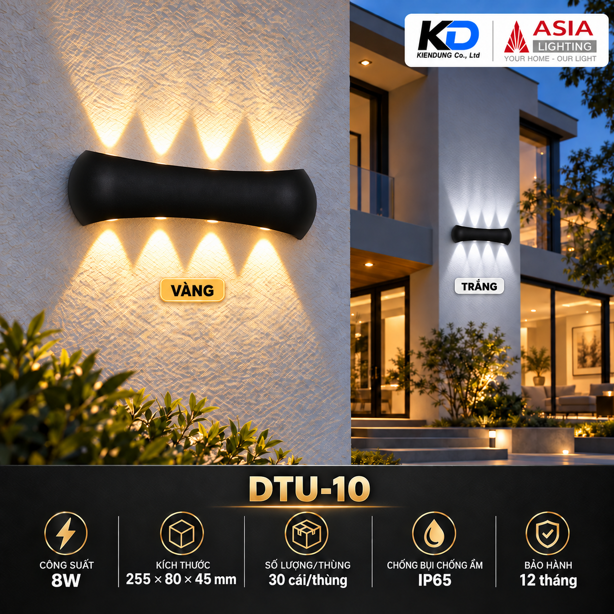 Đèn DTU-10 với tám luồng sáng