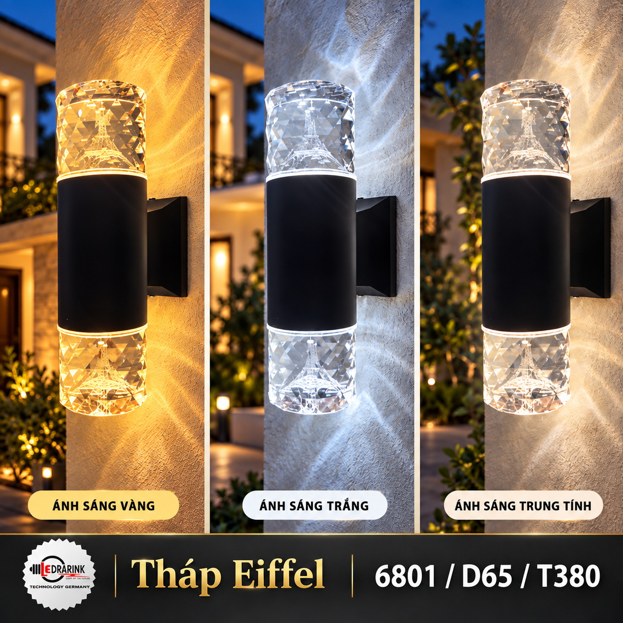 Quảng cáo đèn ba tông ánh sáng-1