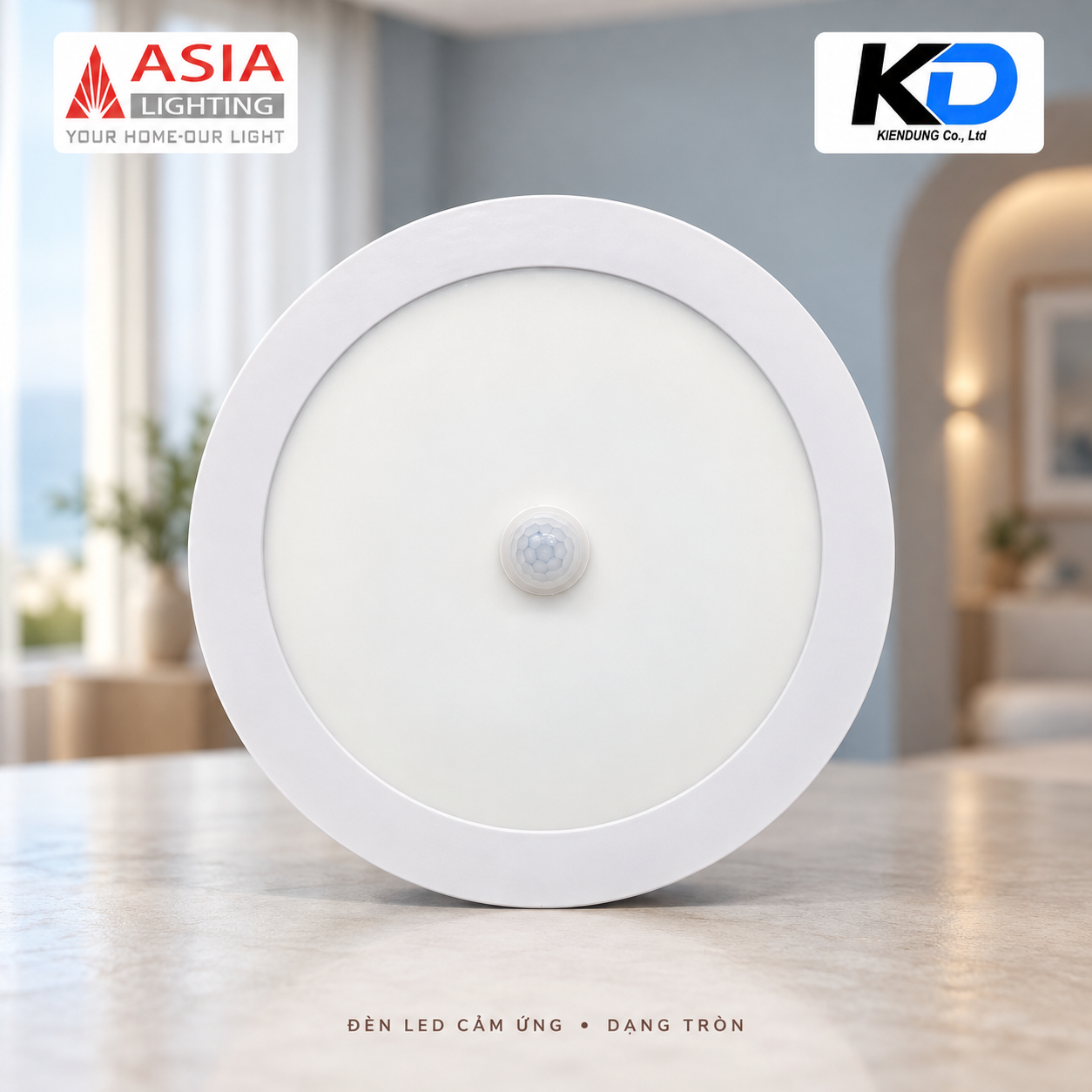 Đèn LED cảm ứng tròn-5